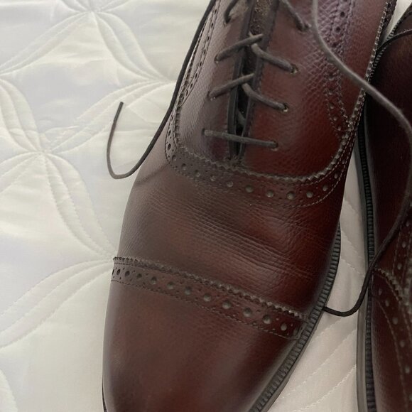 Florsheim Men's Medfield Cap Toe Oxford Cognac Size 11 - Picture 3 of 10